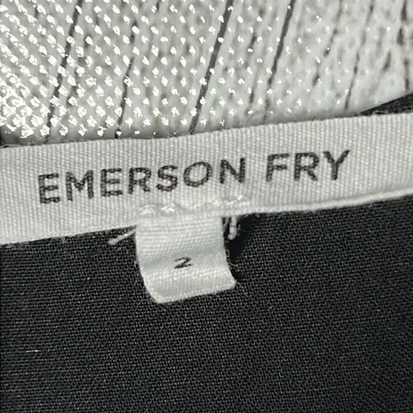 Emerson Fry black sleeveless tencel dress size 2 - Picture 6 of 15